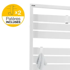 Sèche-serviettes soufflant électrique Acova Astrakan +Air 500 + soufflerie 1000W blanc