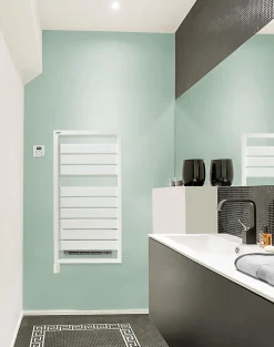 Sèche-serviettes soufflant électrique Acova Astrakan +Air 500 + soufflerie 1000W blanc