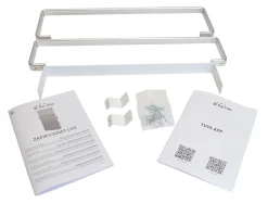 Sèche-serviettes verre trempé miroir display LED 2000W