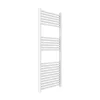 Sèche-Serviettes 50X120cm En Acier Blanc Avec 23 Tubes Horizontaux