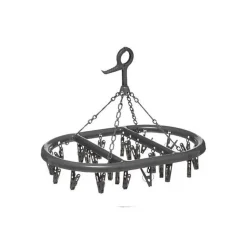Séchoir à Linge "24 Pinces" 44cm Gris