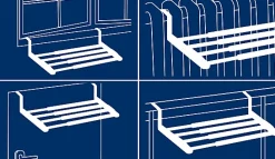Séchoir à linge à suspendre 4,2 m, étendoir alu avec barres extensibles, Leifheit Quartett 42 Extensible Aluminium