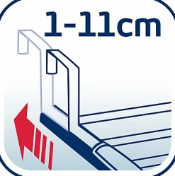 Séchoir à linge à suspendre 4,2 m, étendoir alu avec barres extensibles, Leifheit Quartett 42 Extensible Aluminium
