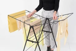 Séchoir à linge Hangon noir mat 15 m Brabantia