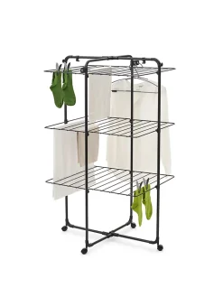 Séchoir à linge Hangon Tower noir 23 m Brabantia
