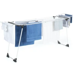 Séchoir à linge horizontal pliable ULTRA capacité 22M blanc