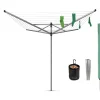 Séchoir à linge parapluie rotatif 50 m d'étendage Lift-O-Matic Brabantia