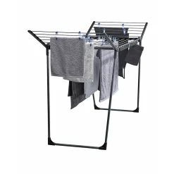 Séchoir à linge sur pied 18 m d'étendage, Leifheit Pegasus 180 noir