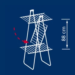 Séchoir à linge Tour 19 m 3 niveaux, Leifheit Pegasus Tower 190