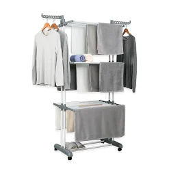 Séchoir multifonctions 20m d'étendage gris Herzberg HG8034-GRY