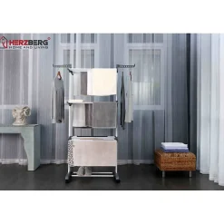 Séchoir multifonctions 20m d'étendage gris Herzberg HG8034-GRY