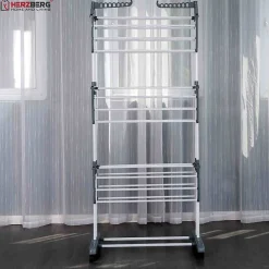 Séchoir multifonctions 20m d'étendage gris Herzberg HG8034-GRY