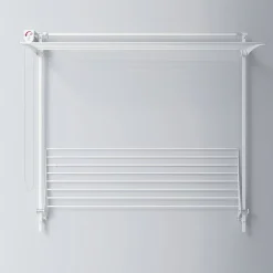Séchoir mural 2 grilles blanc 152x52x137 cm alu Foxydry Wall Plus 150