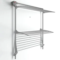 Séchoir mural 3 grilles pliables 152x52x137 cm alu Foxydry Tower 150