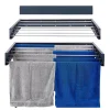 Séchoir mural alu pliable 101x50x13cm anthracite Foxydry Hide 100