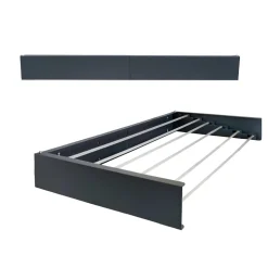 Séchoir mural alu pliable 101x50x13cm anthracite Foxydry Hide 100