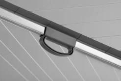 Séchoir parapluie extérieur avec douille de fixation, 60 m d'étendage, noir et gris, Leifheit Linomatic Plus 600