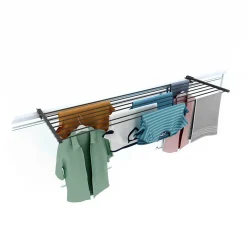 Séchoir rabattable 2 positions extérieur 162x63x8 cm Foxydry Duo