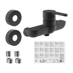 SCHÜTTE Mitigeur de douche DENVER Noir mat