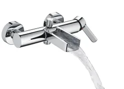 SCHÜTTE NIAGARA mitigeur monocommande bain avec bec cascade, chromé