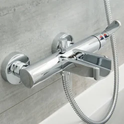 SCHÜTTE NIAGARA mitigeur monocommande bain avec bec cascade, chromé