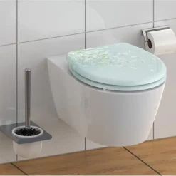 SCHÜTTE Siège de toilette avec fermeture en douceur FLOWER IN THE WIND 438779