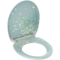 SCHÜTTE Siège de toilette avec fermeture en douceur FLOWER IN THE WIND 438779