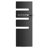SERENIS Sèche-serviette connecté mât à droite, 500W, Anthracite (850549)
