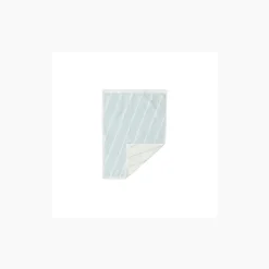 Serviette bleu en coton organique H60x40cm