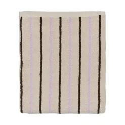 Serviette de bain rose en coton organique H150x100cm