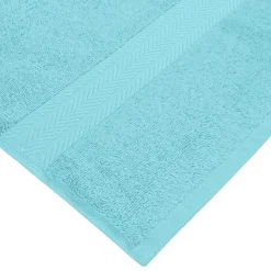 Serviette de toilette 550 g/m² Bleu Turquoise 50x100 cm LUXURY