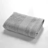 Serviette de toilette 50 x 90 cm Tendresse gris perle