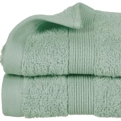 Serviette de toilette 50 x 90 cm Couleur moderne celadon