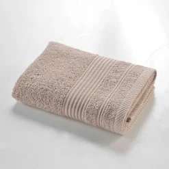 Serviette de toilette 50 x 90 cm Tendresse taupe