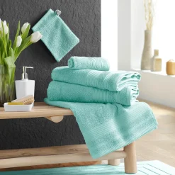 Serviette de toilette 50 x 90 cm Tendresse vert celadon