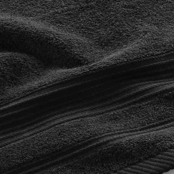Serviette de toilette 50 x 90 cm Tendresse noir