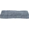 Serviette de toilette Essentiel - coton 450 gr/m² - gris anthracite 50x90 cm - Atmosphera