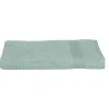 Serviette de toilette Essentiel - coton 450 gr/m² - bleu givre 50x90 cm - Atmosphera
