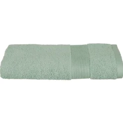 Serviette de toilette Essentiel - coton 450 gr/m² - vert céladon 50x90 cm - Atmosphera