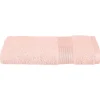 Serviette de toilette Essentiel - coton 450 gr/m² - rose 50x90 cm - Atmosphera