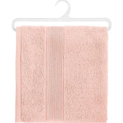 Serviette de toilette Essentiel - coton 450 gr/m² - rose 50x90 cm - Atmosphera