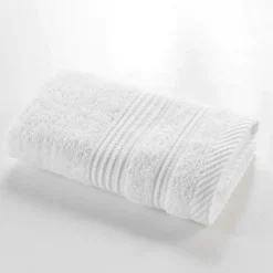 Serviette de toilette invite 30 x 50 cm Tendresse blanc