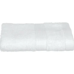 Serviette de toilette invite 30 x 50 cm Couleur moderne blanc