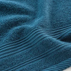 Serviette de toilette invite 30 x 50 cm Tendresse bleu saphir