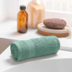 Serviette de toilette invite 30 x 50 cm Elegante celadon