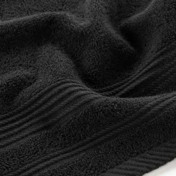 Serviette de toilette invite 30 x 50 cm Tendresse noir