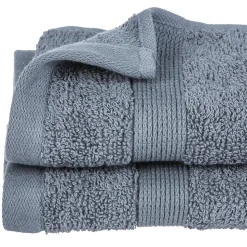 Serviette de toilette invite 30 x 50 cm Couleur moderne gris fonce