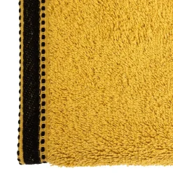 Serviette de toilette Joia - coton 550 gr/m² - jaune moutarde 50x90 cm - Atmosphera