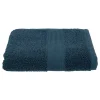 Serviette de toilette Praia en coton 50x90cm marron cannelle - Atmosphera