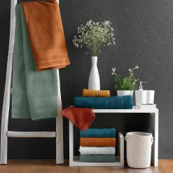 Serviette de Toilette unie 50x90 cm - Collection Tendresse - Éponge 500 g,m² - 50 x 90 cm - Orage